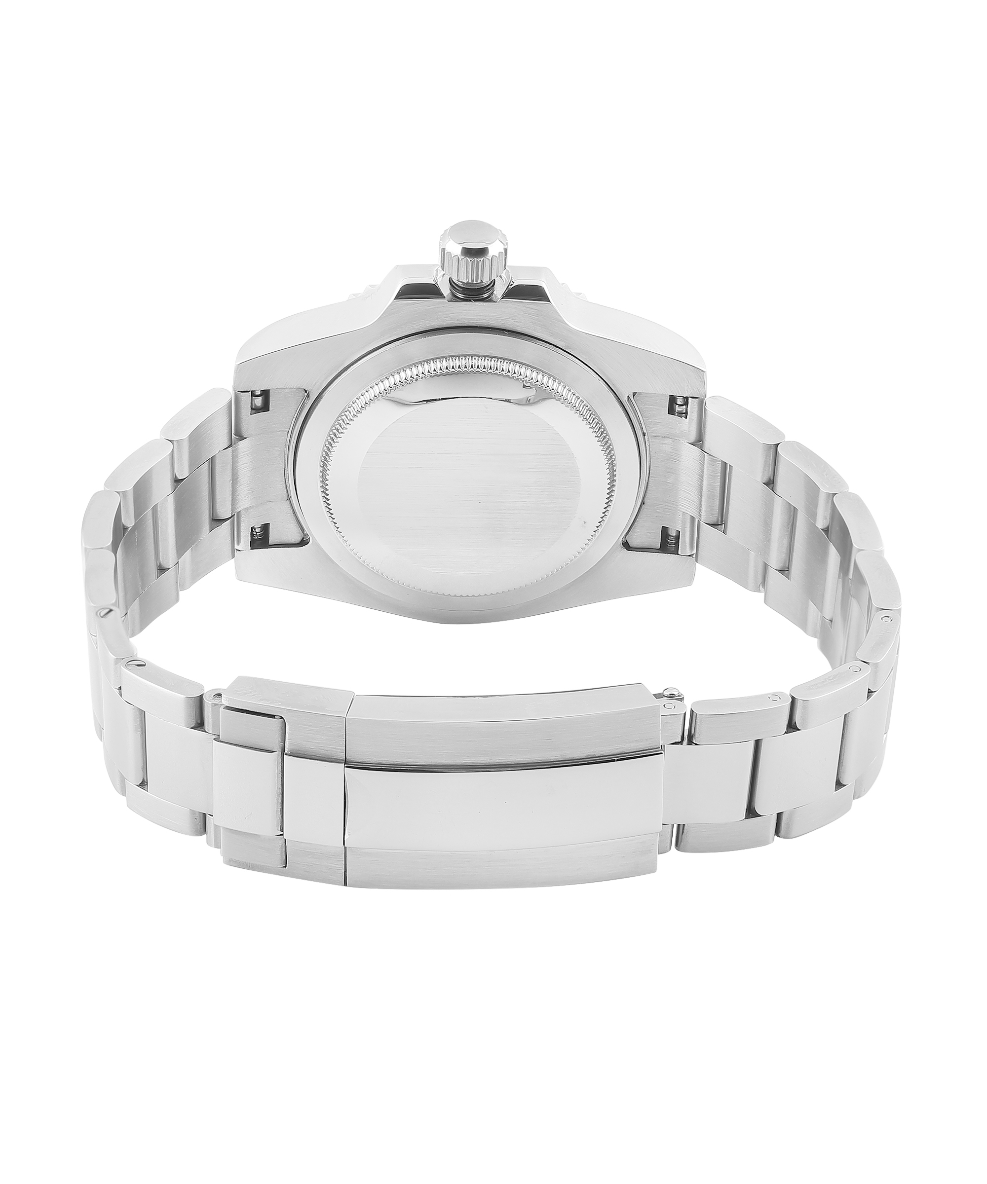 Personalized Diver Signature Pro – Cosmic Black Dial, Steel Strap, Date Magnifier - Image 5