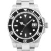 Personalized Diver Signature Pro – Cosmic Black Dial, Steel Strap, Date Magnifier