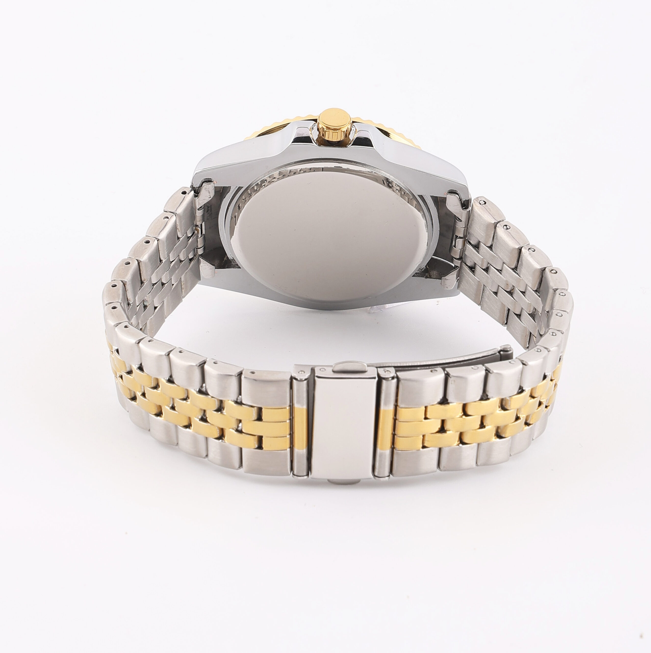 Personalized Diver Signature – Cosmic Black Dial, Jubilee Steel Strap, Gold-Tone Accents, Date Magnifier - Image 9