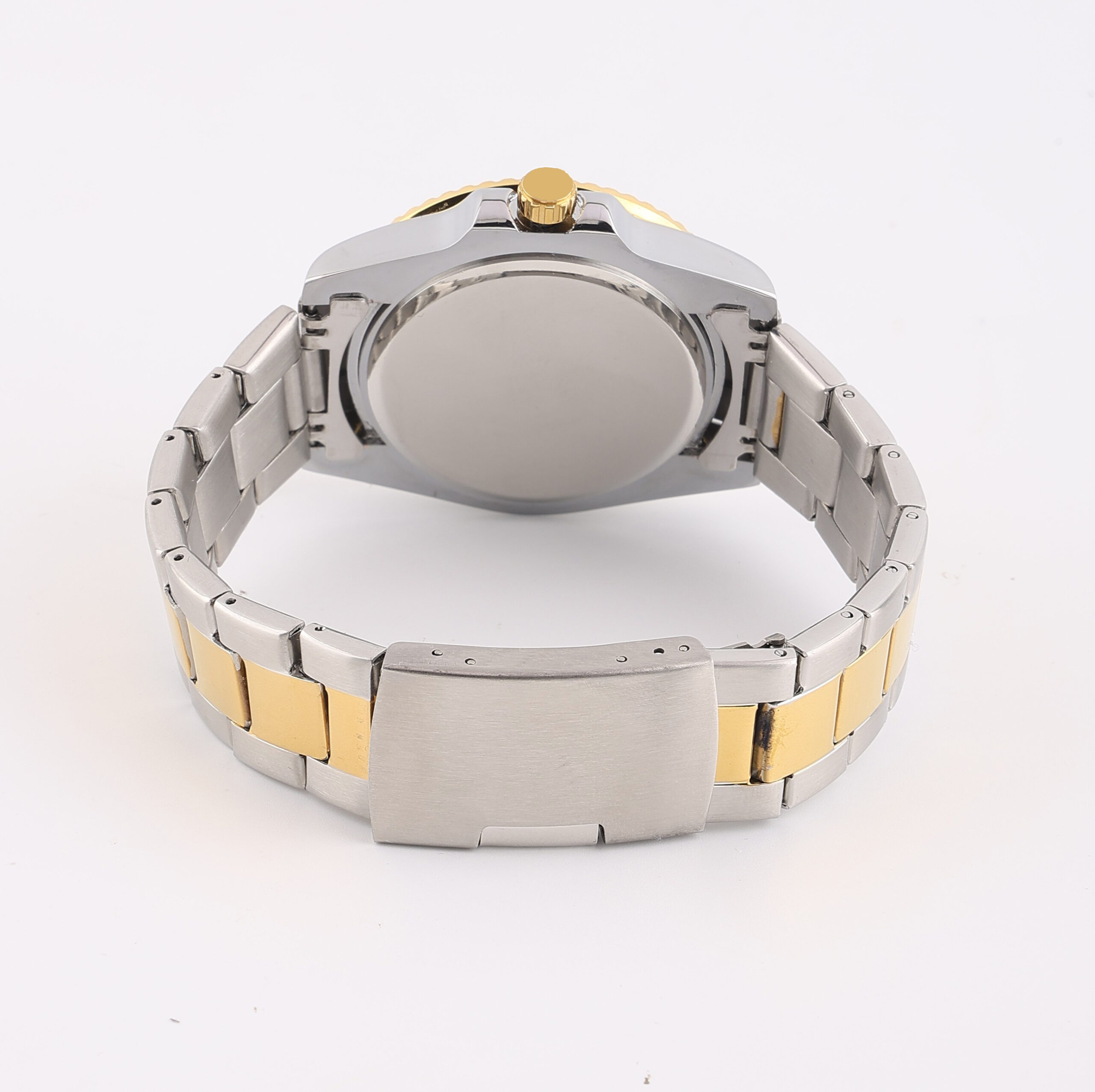 Personalized Diver Signature – Cosmic Black Dial, Steel Strap, Gold-Tone Accents, Date Magnifier - Image 10